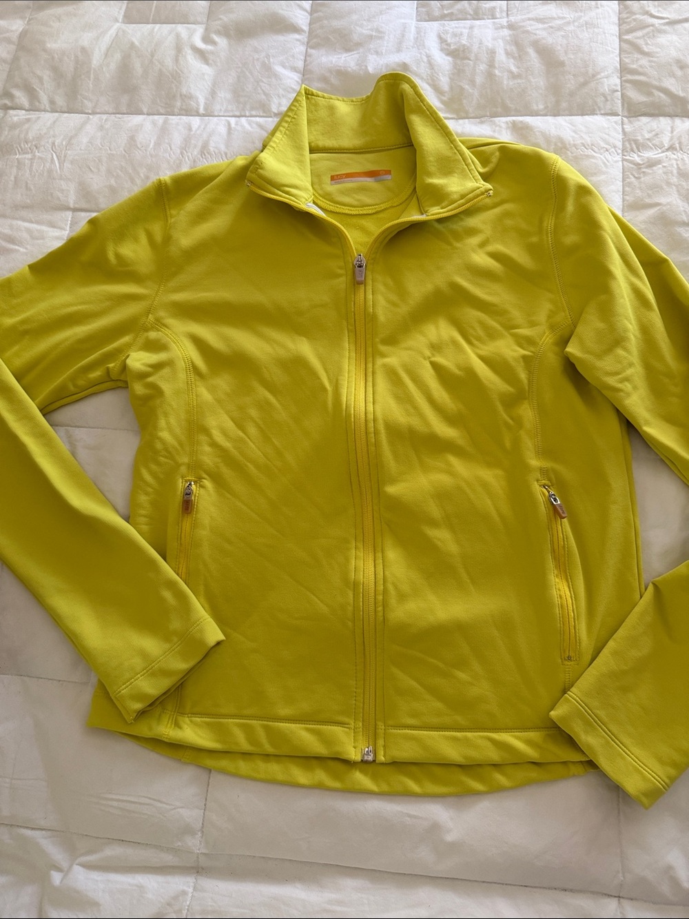 Lucy Women's Full-Zip Utility Jacket in Lime